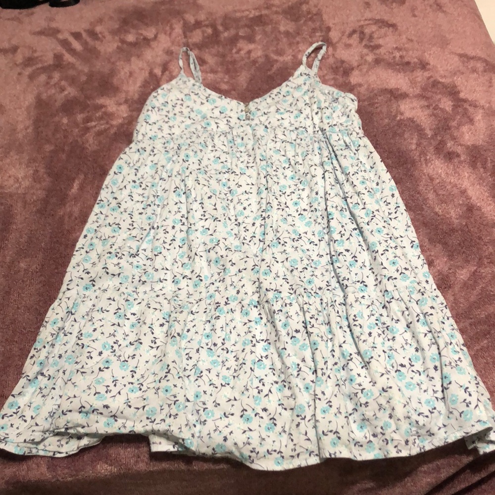 flower baby blue dress size medium